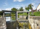 Radler an der Schleuse Berching