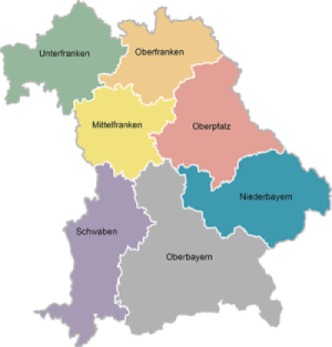 Bayern Regierungsbezirke