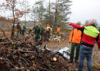 Pflegemaßnahmen im Naturschutzgebiet „Wald- und Heidelandschaften östlich von Bodenwöhr und Bruck i.d. OPf.“ durch beteiligte Akteure