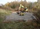 Bagger im Naturschutzgebiet