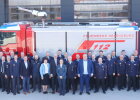 Gruppenbild von der Führungskräftetagung der Oberpfälzer Feuerwehr in der Hauptfeuerwache der Berufsfeuerwehr Regensburg